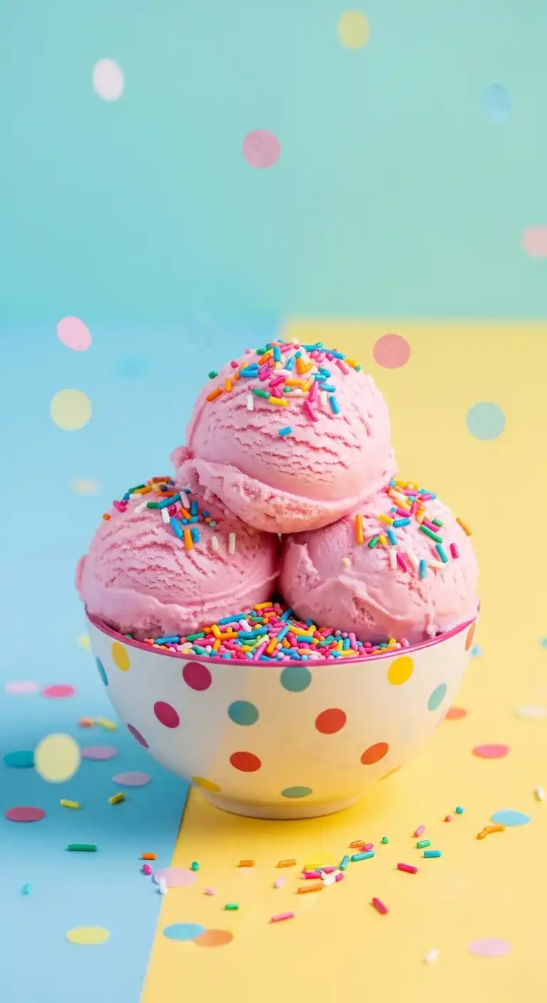Birthday Cake Protein Ice Cream