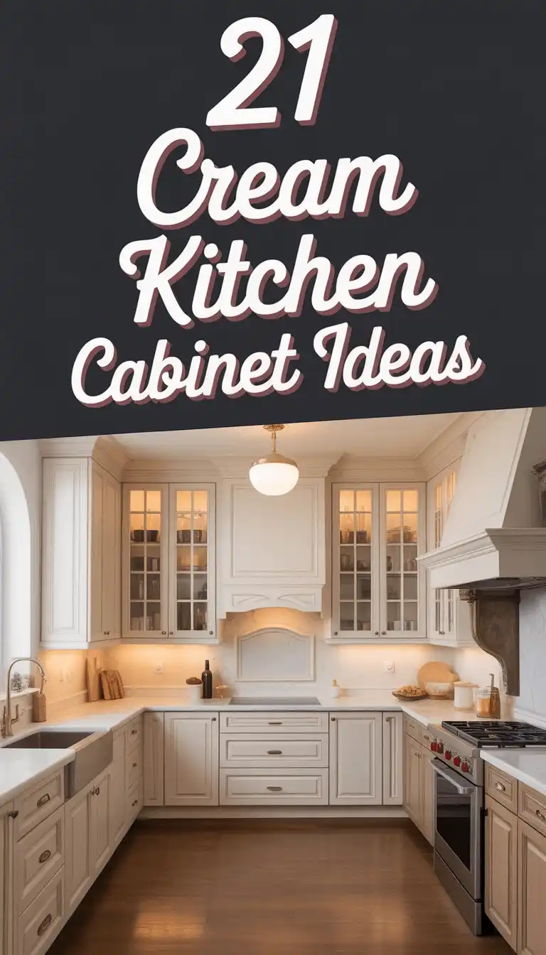 Cream Kitchen Cabinet Ideas