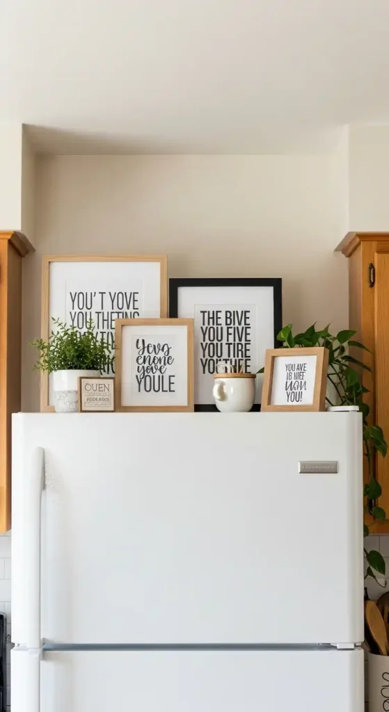 Framed inspirational kitchen quotes