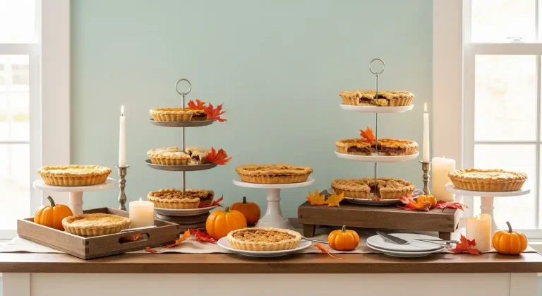 How To Set A Pie Buffet Table for Thanksgiving
