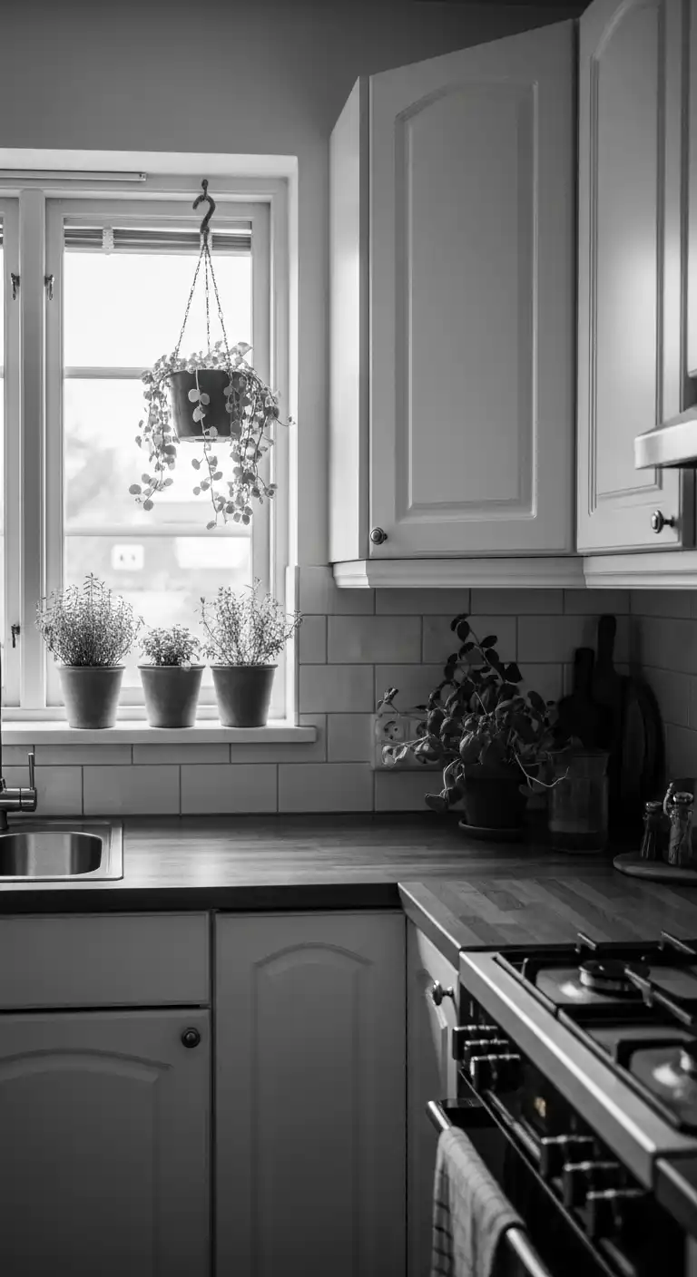 Incorporate greenery for color contrast
