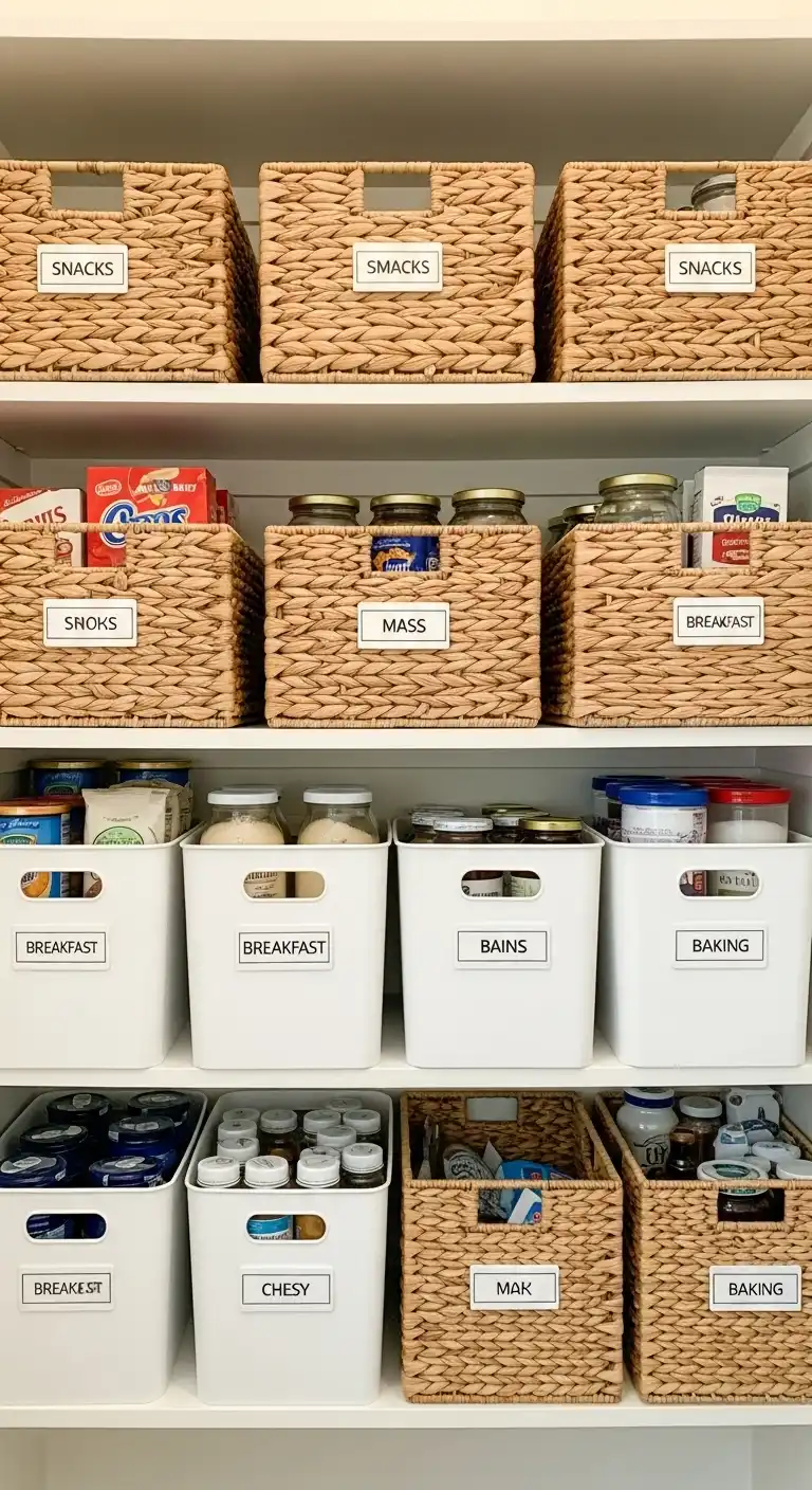 Maintain Consistency with Baskets and Bins