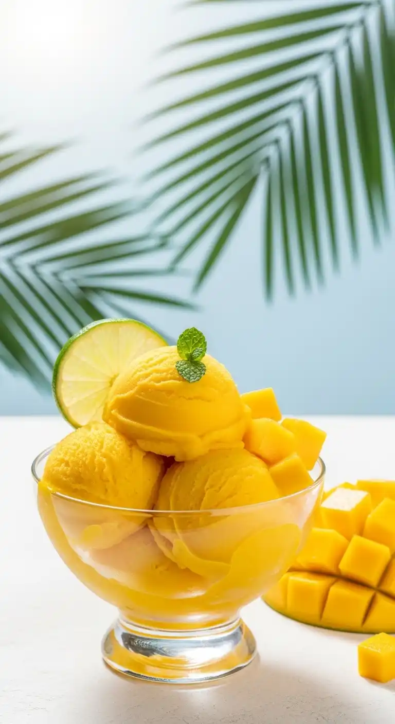 Mango Sorbet (Dairy-Free)