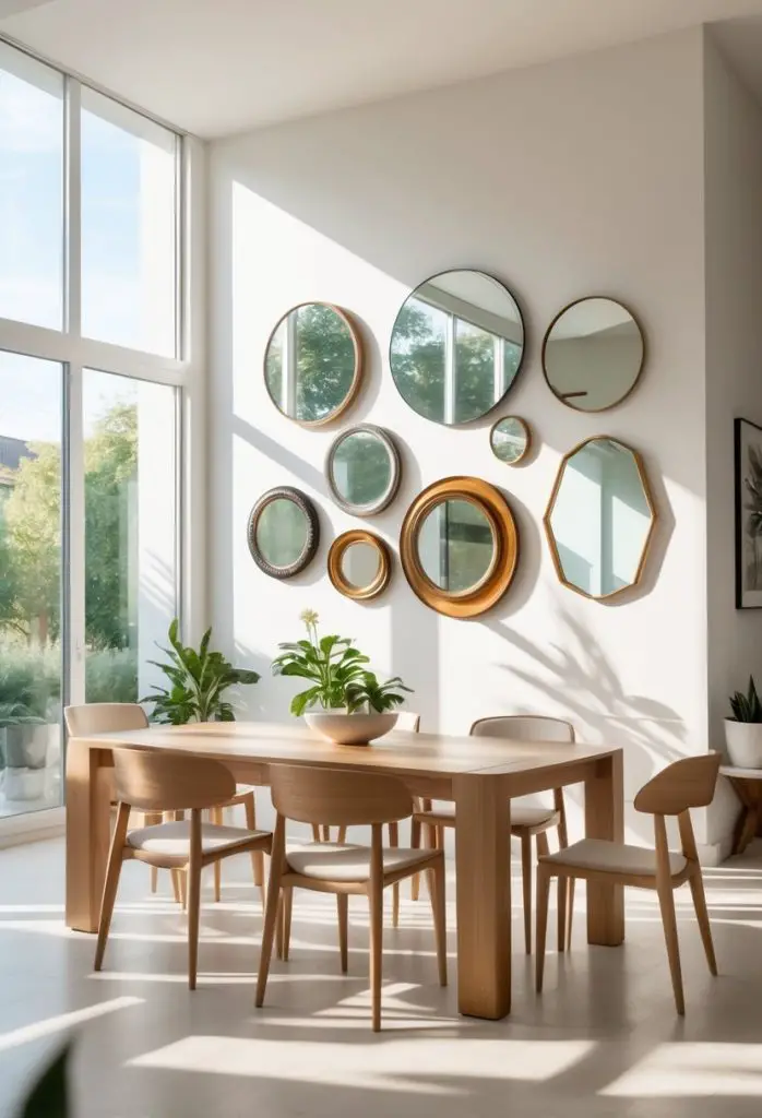 3) Decorative Mirrors to Amplify Light