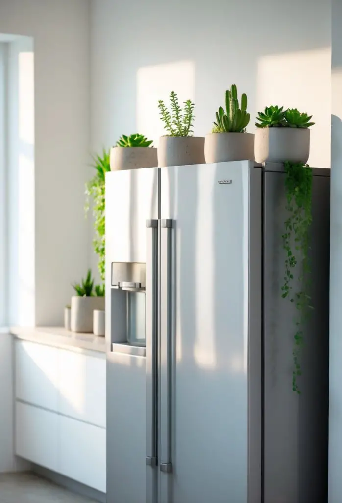Minimalist concrete planters