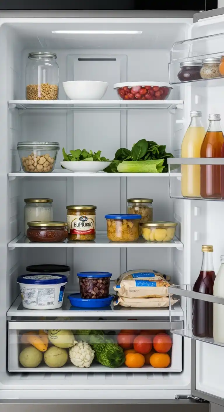 1) Clean out expired foods biweekly