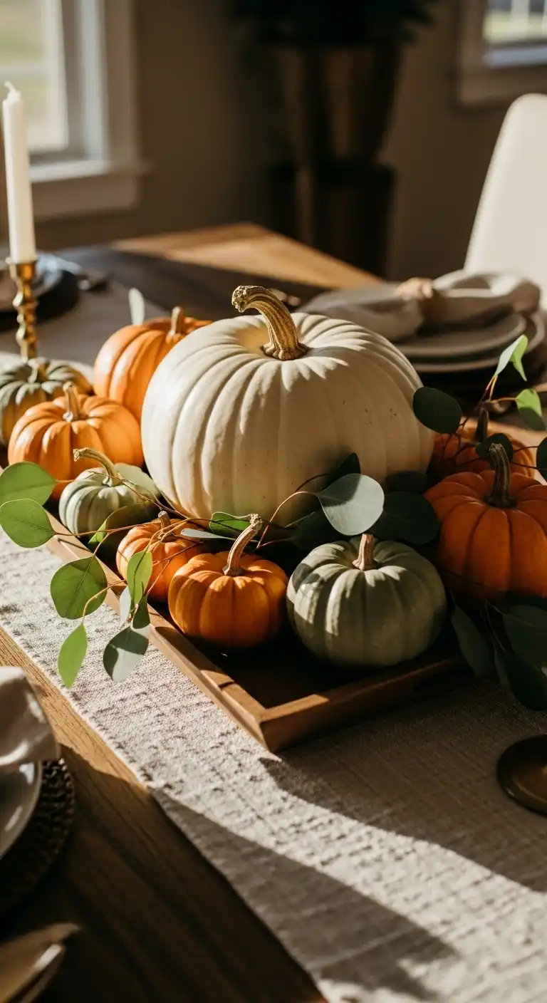 1) Pumpkin Centerpiece