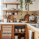 1. Boho Kitchen Design Inspiration
