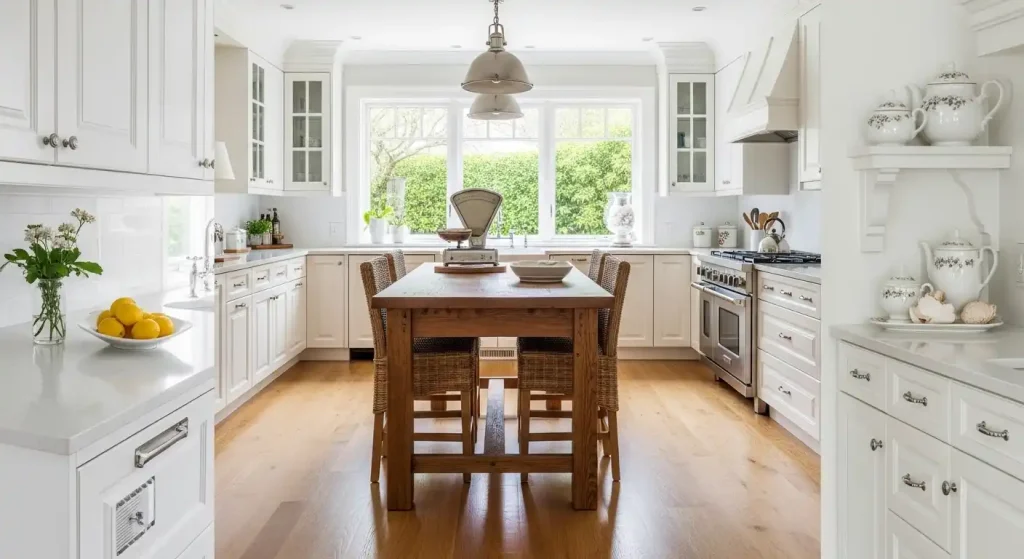 1. Classic White Cabinets