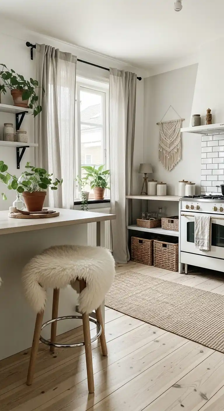 10. Nordic Boho Kitchen Inspiration