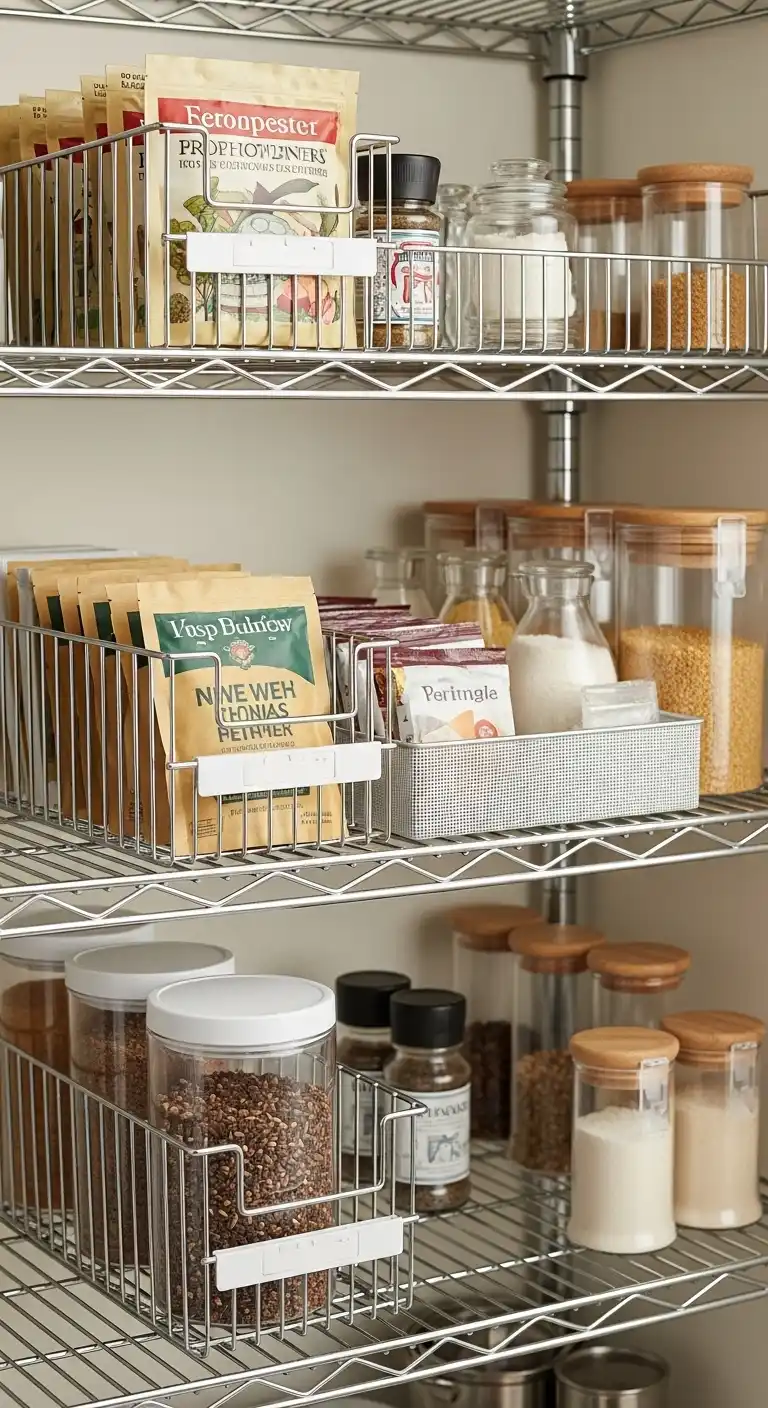 10. Wire Shelf Liners for Stability