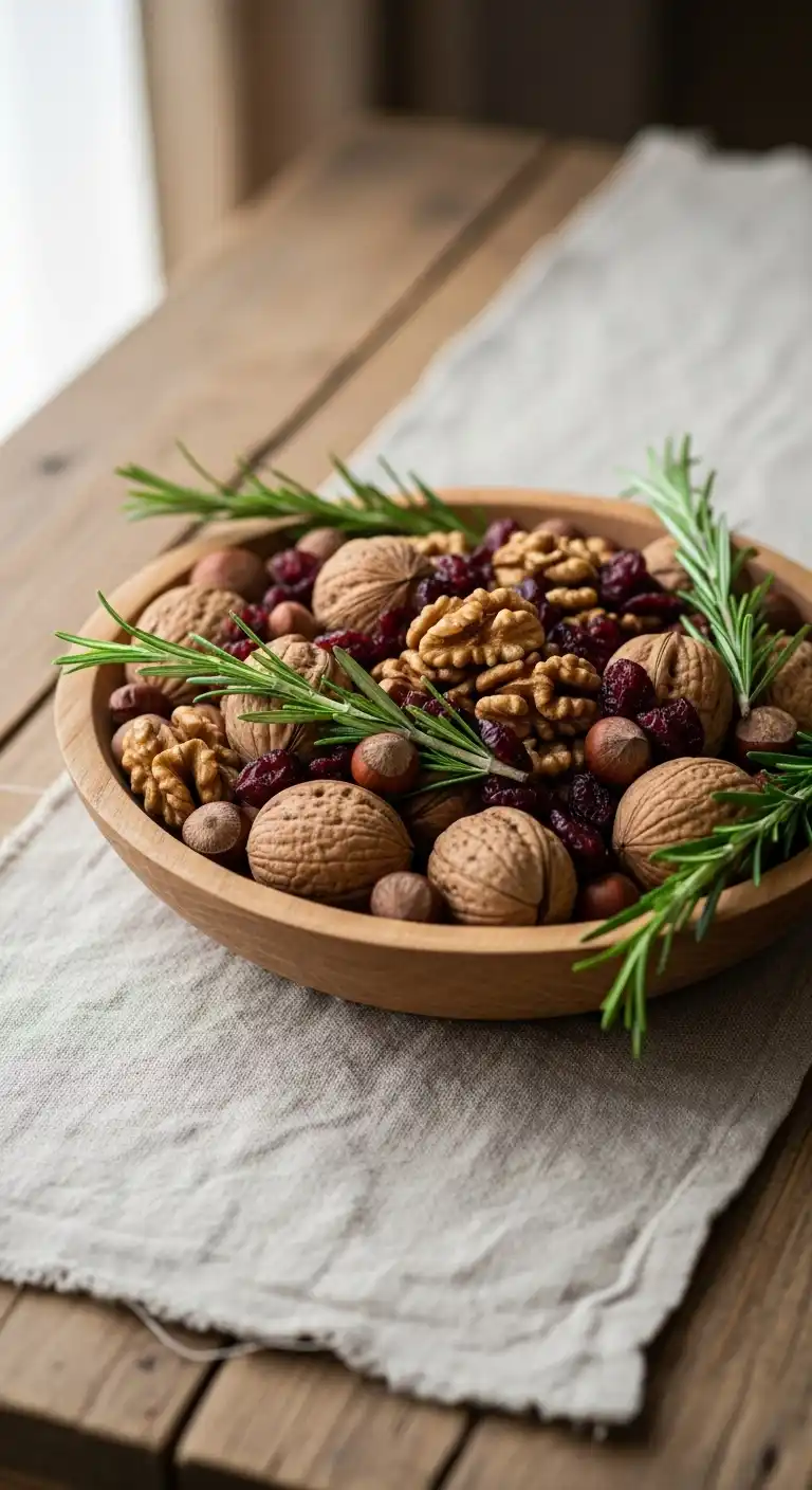 11) Harvest-Inspired Bowl with Nuts and Berries