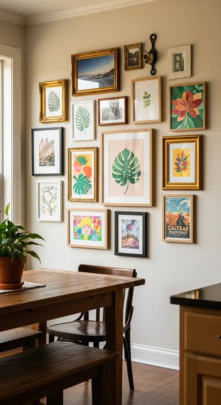 11. Gallery Wall of Art