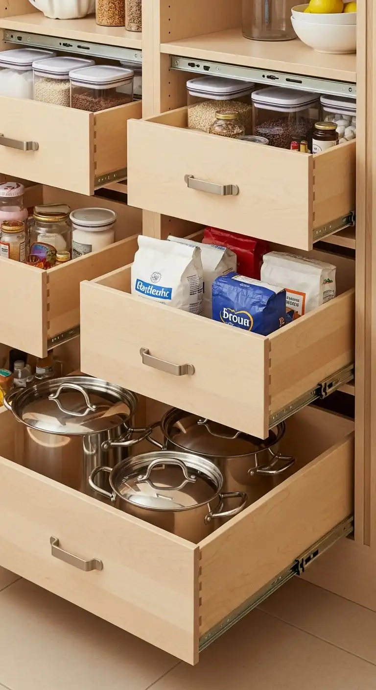 11. Install Pull-Out Drawers