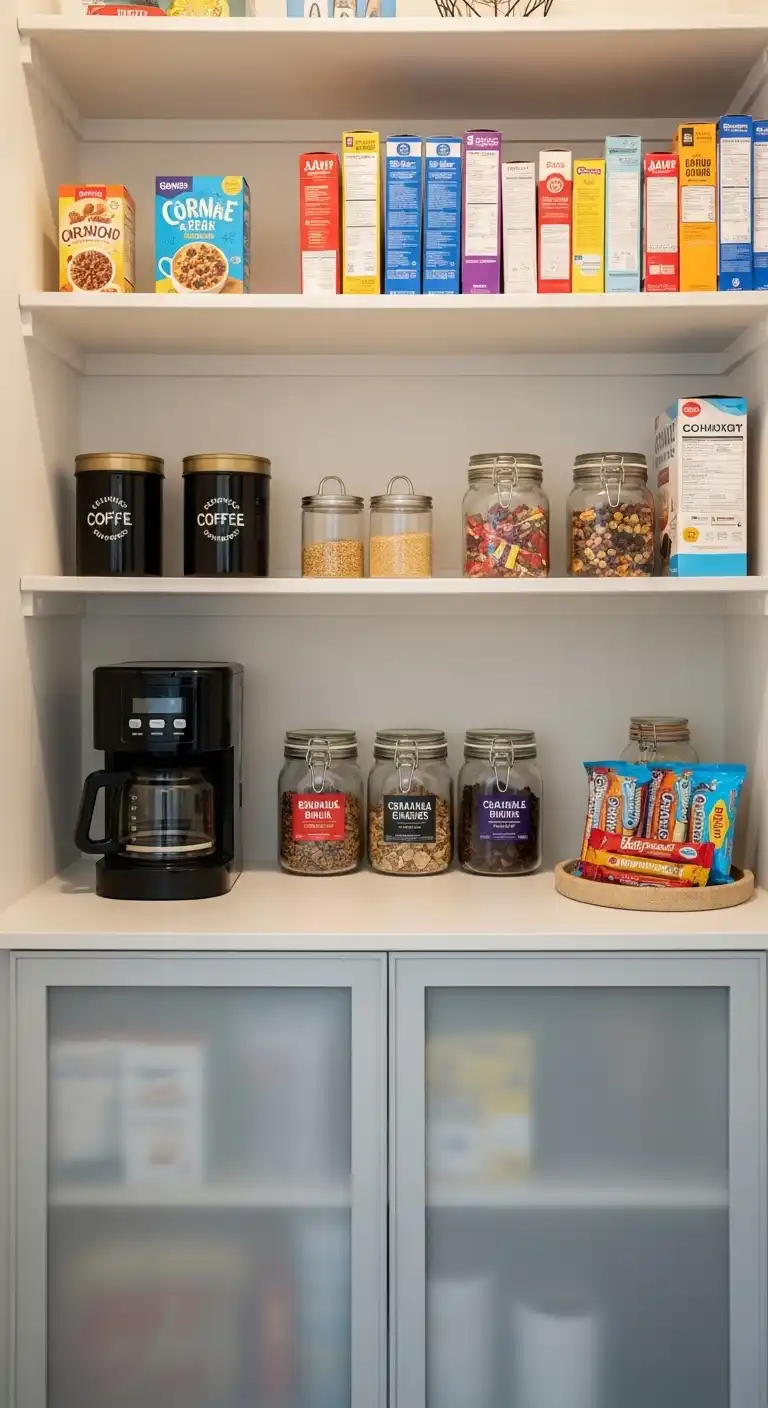 12. Use Open Shelving for Everyday Staples