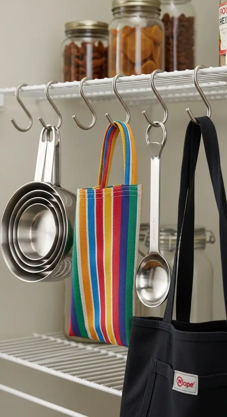 12. Wire Hooks for Utensils