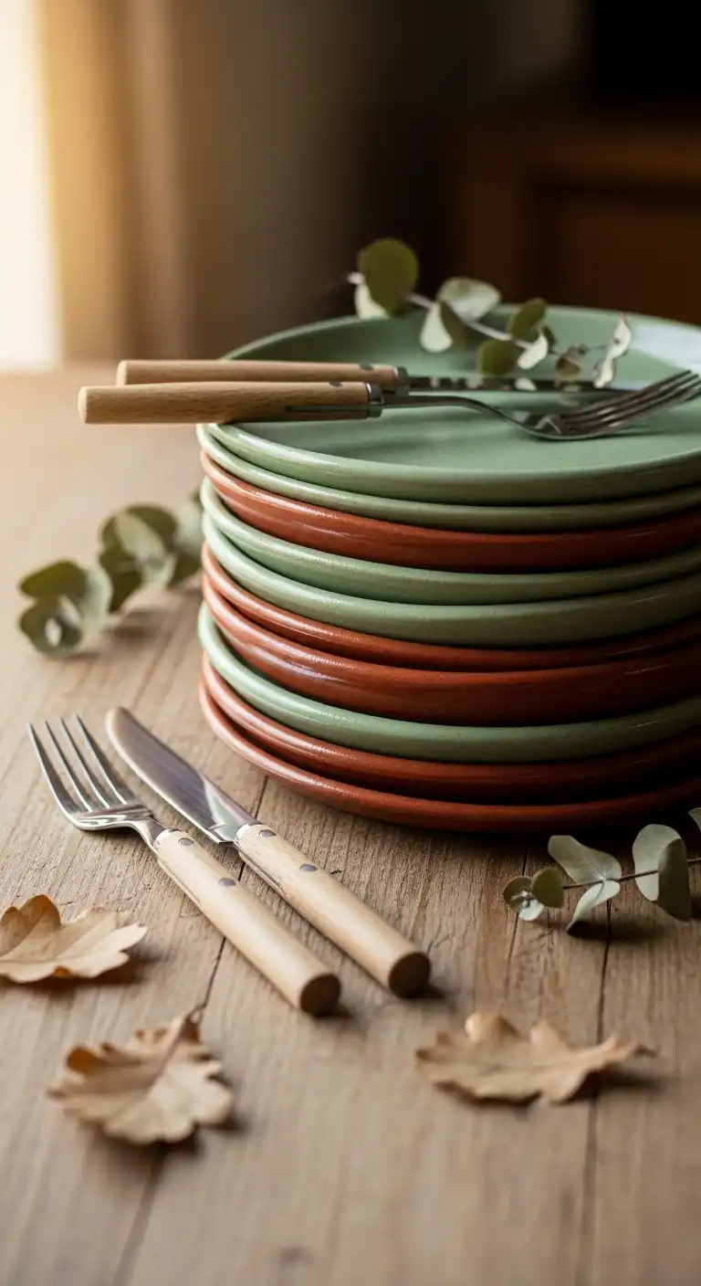 13) Earthy Ceramic Tableware
