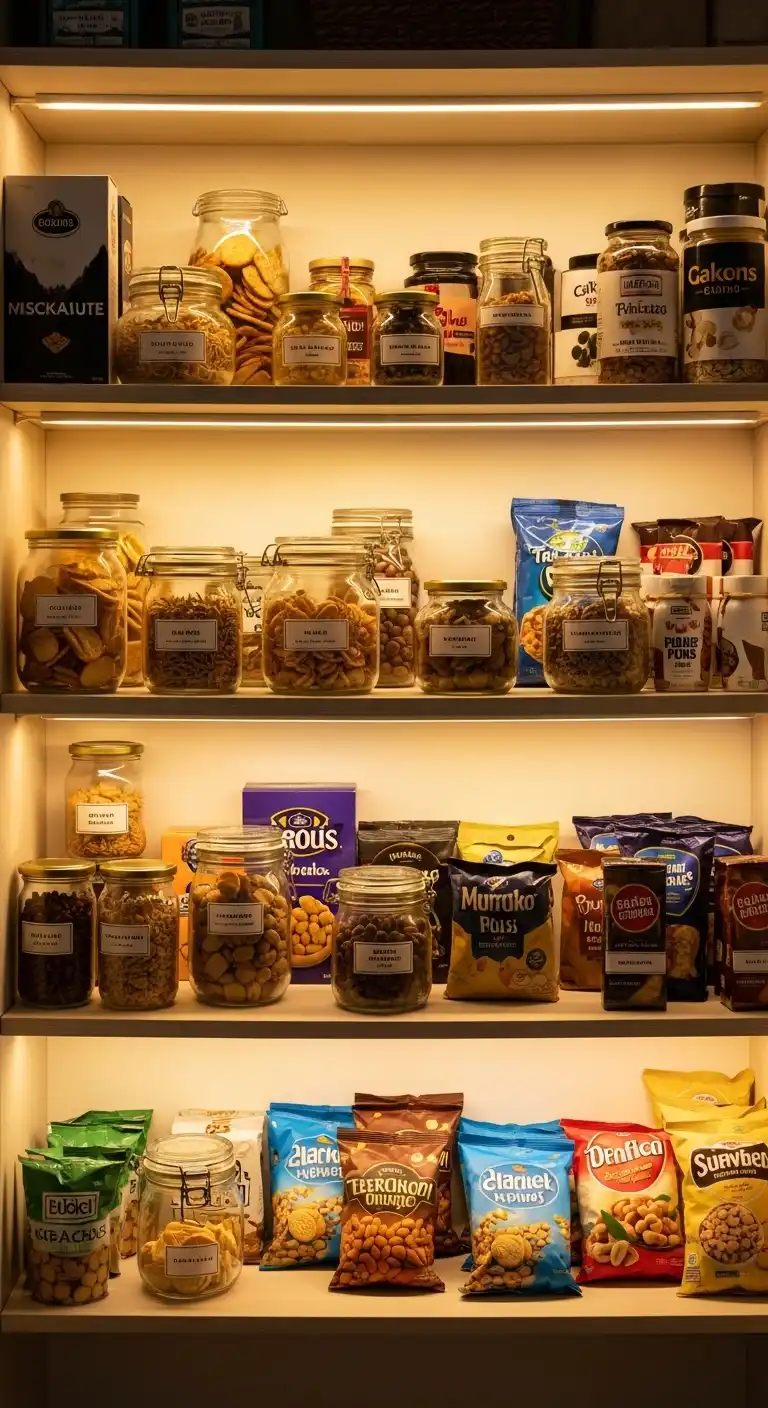 13. Illuminated Pantry Lighting