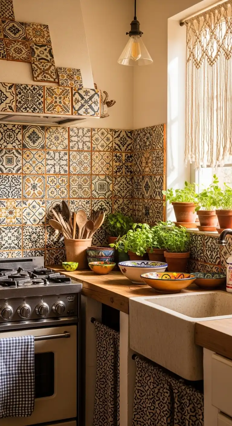13. Textured Tiles and Backsplashes