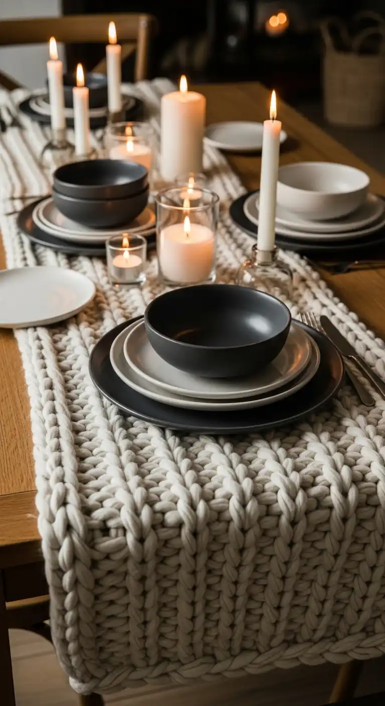 15) Textured Throws and Runners