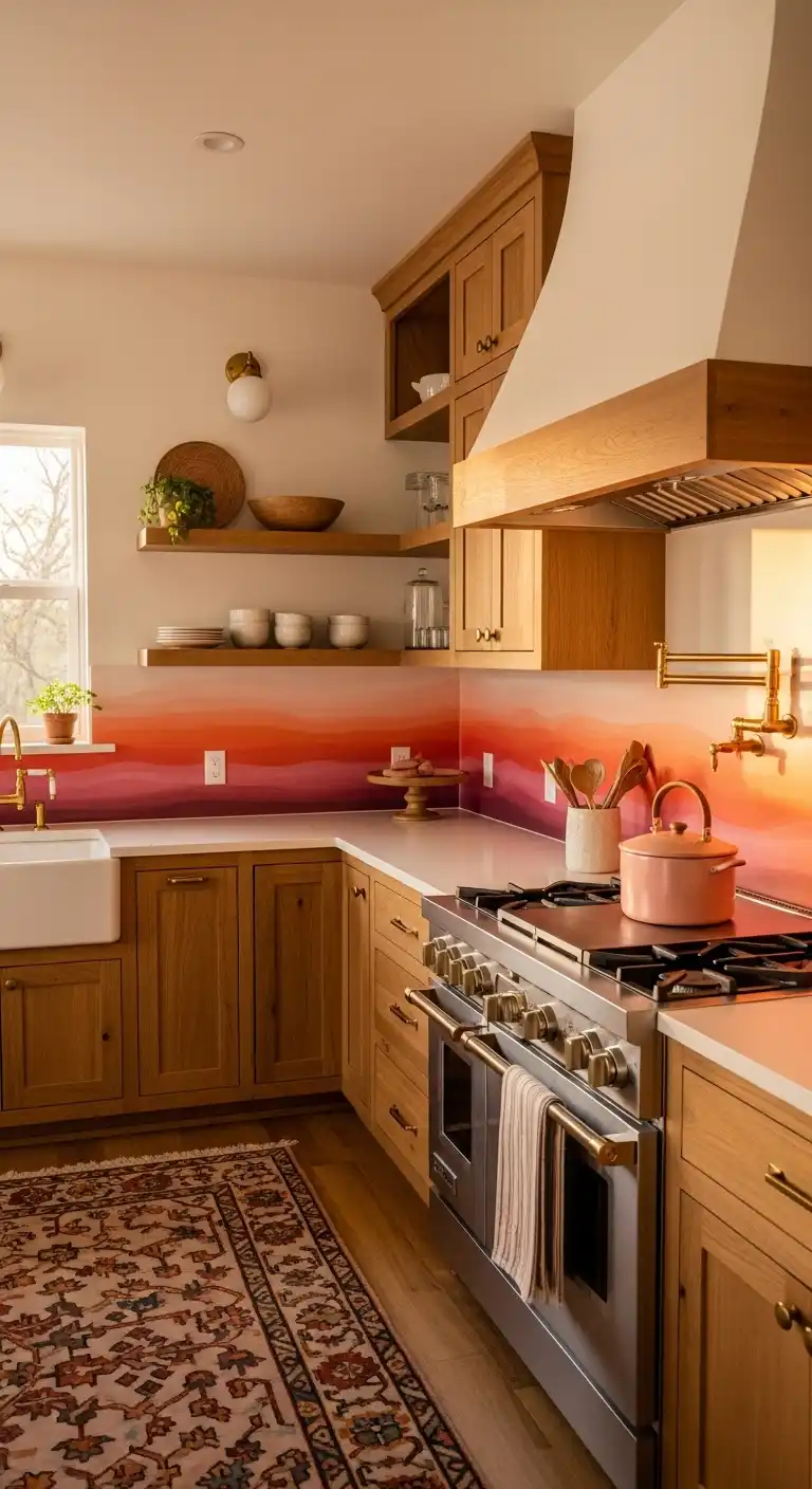 15. Sunset Soirée Boho Kitchen