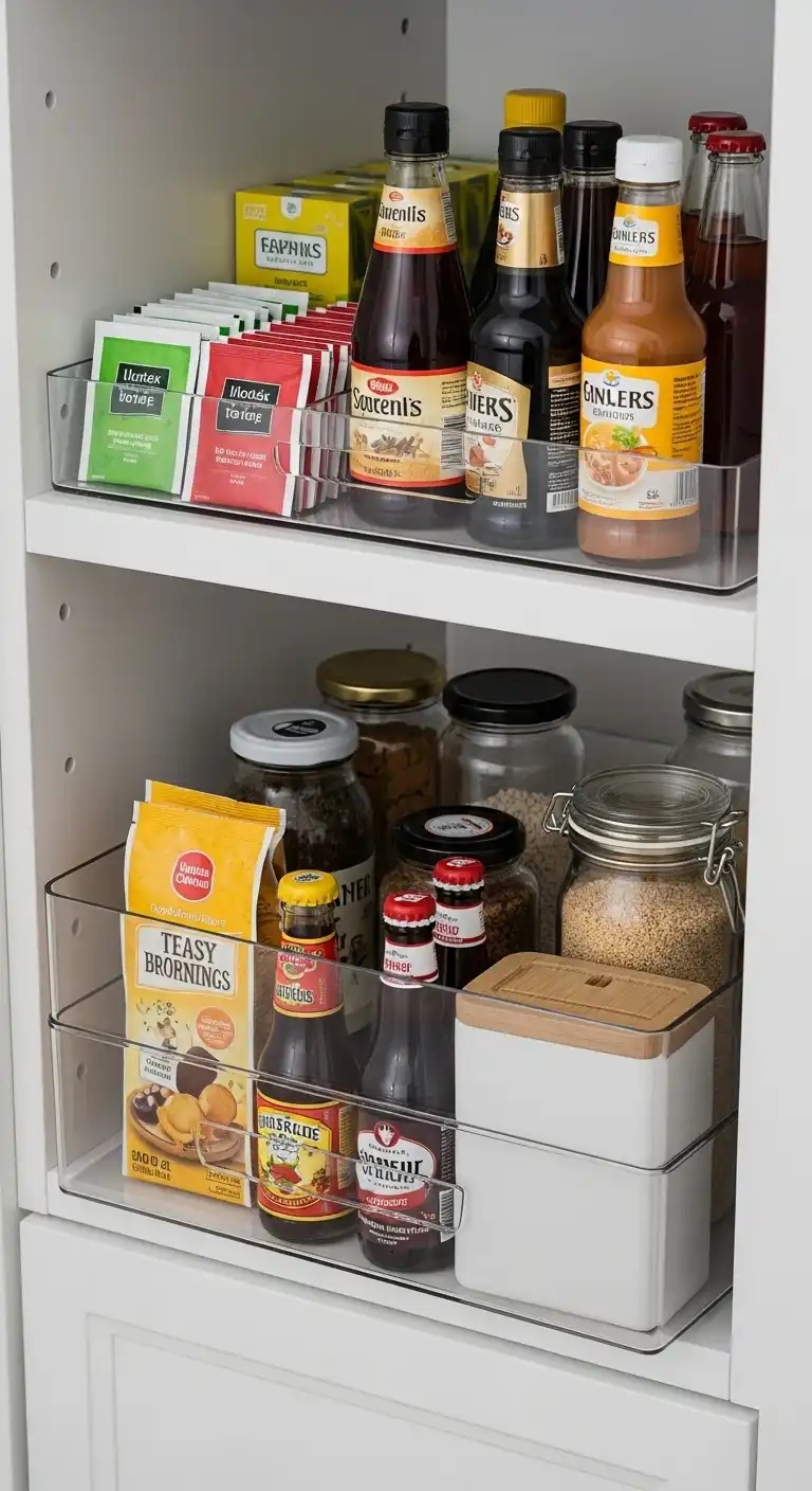 17. Group Similar Items in Trays