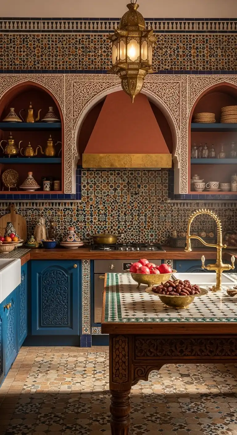 17. Moroccan Boho Kitchen Inspiration