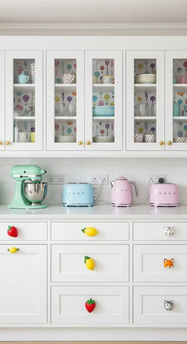 17. Whimsical White Kitchen Inspiration
