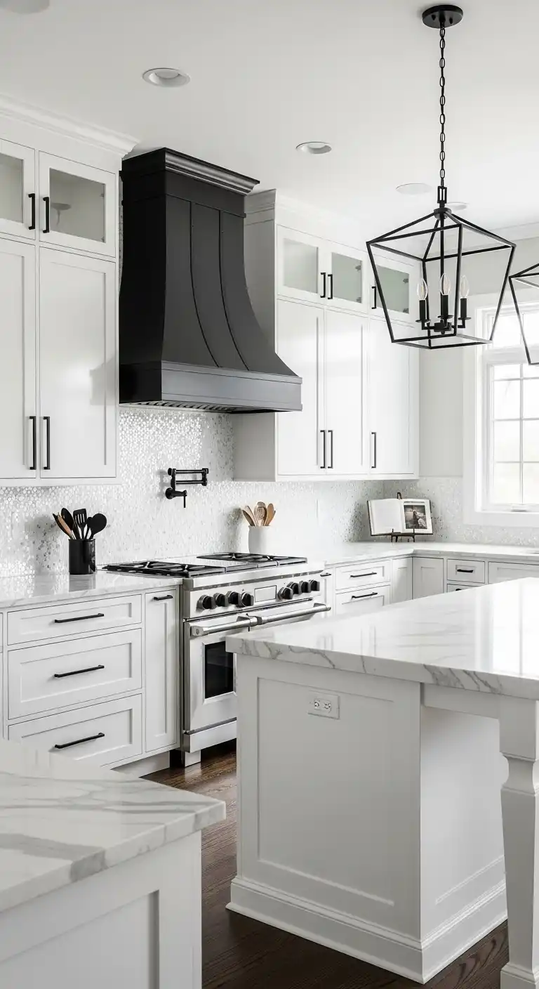 19. Modern Monochrome Kitchen Design
