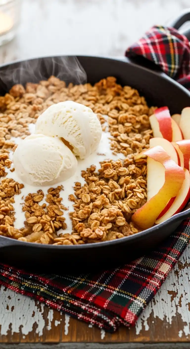 2. Apple Crisp with Oat Topping