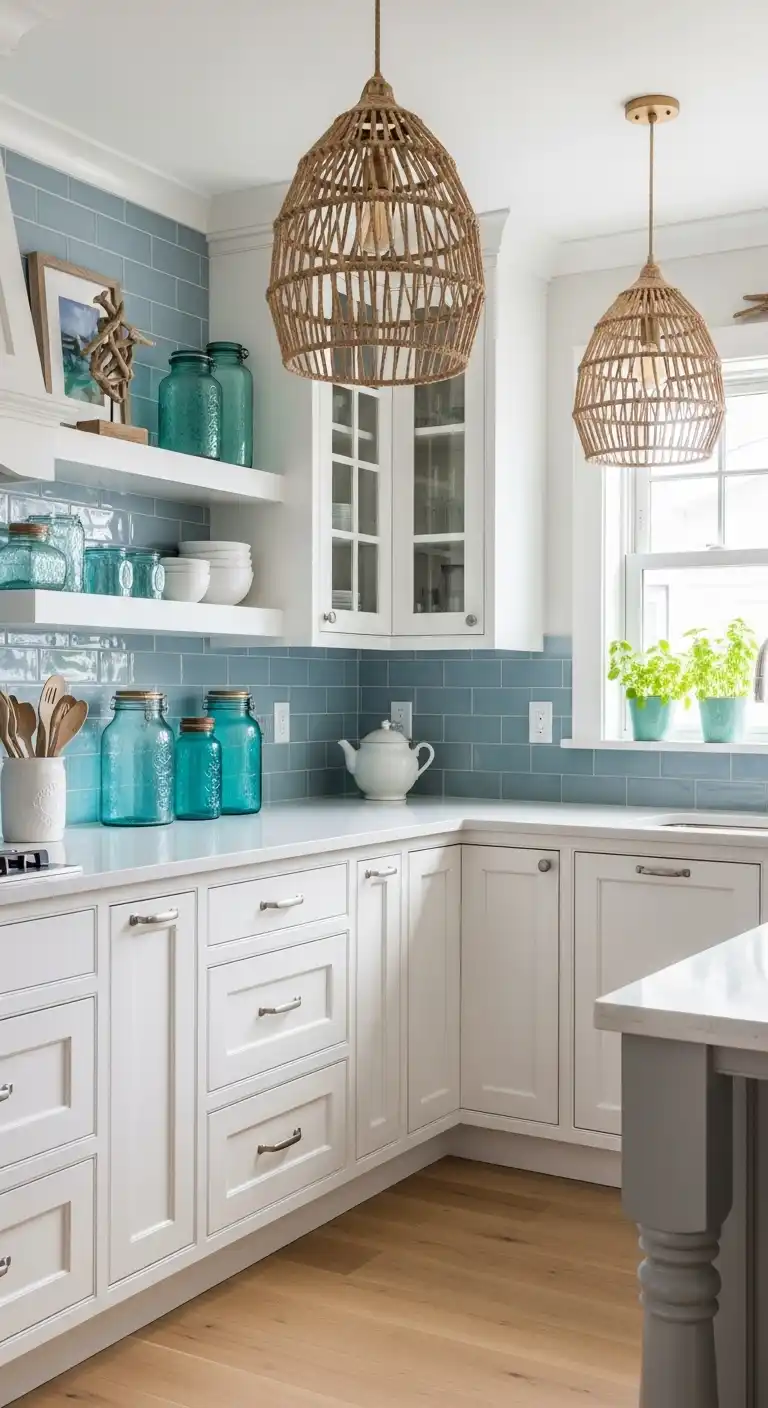 2. Coastal Kitchen Inspiration