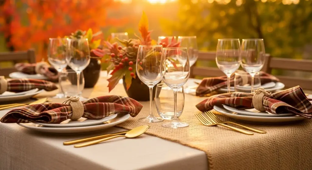 2. Layer Your Table Linens