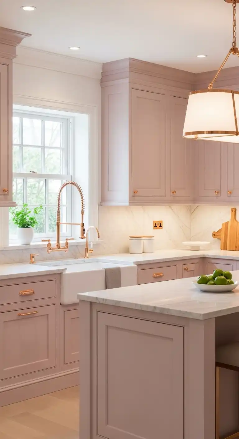 2. Rose Gold Hardware Accents
