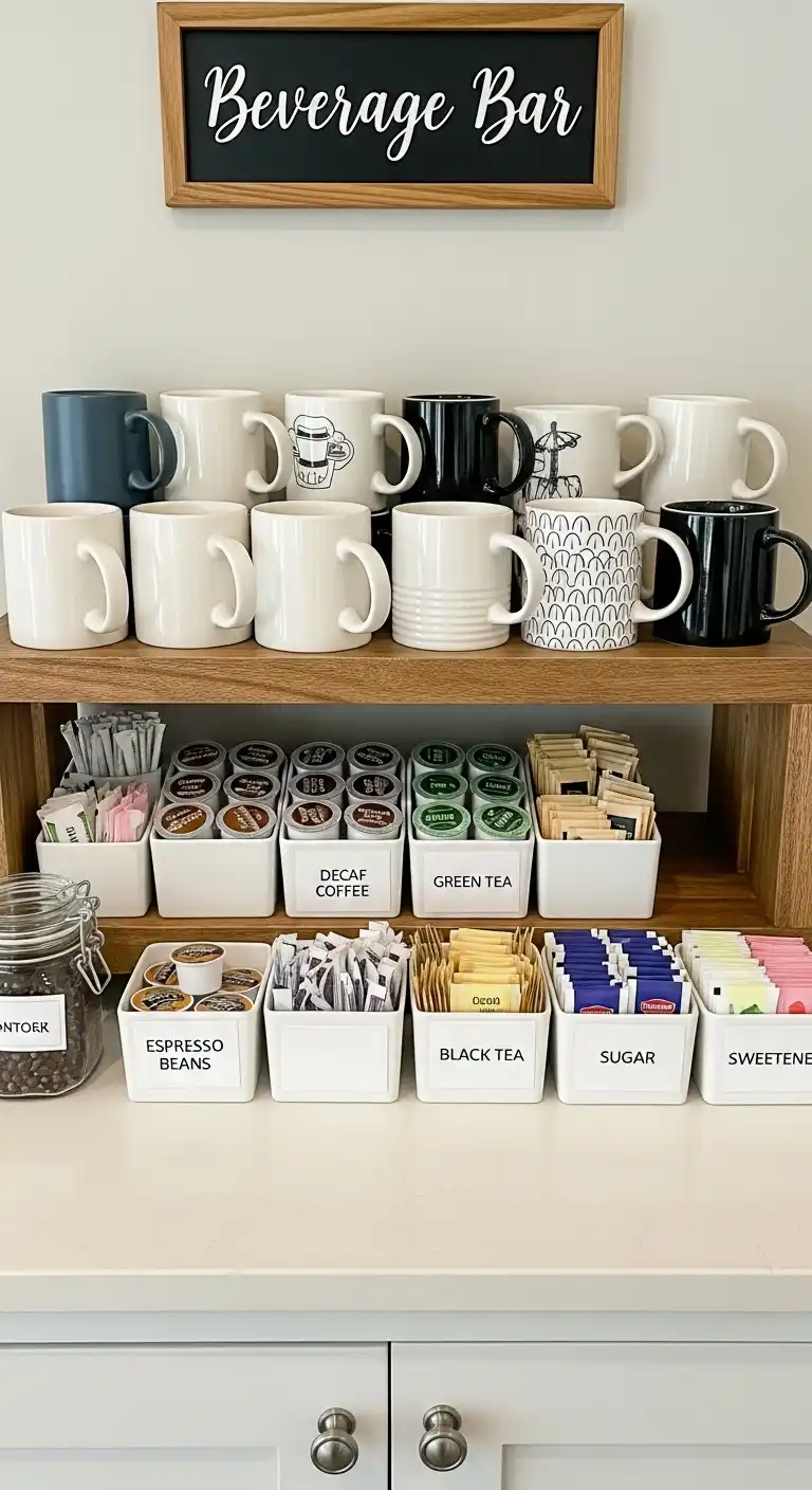 20. Set Up a Beverage Station