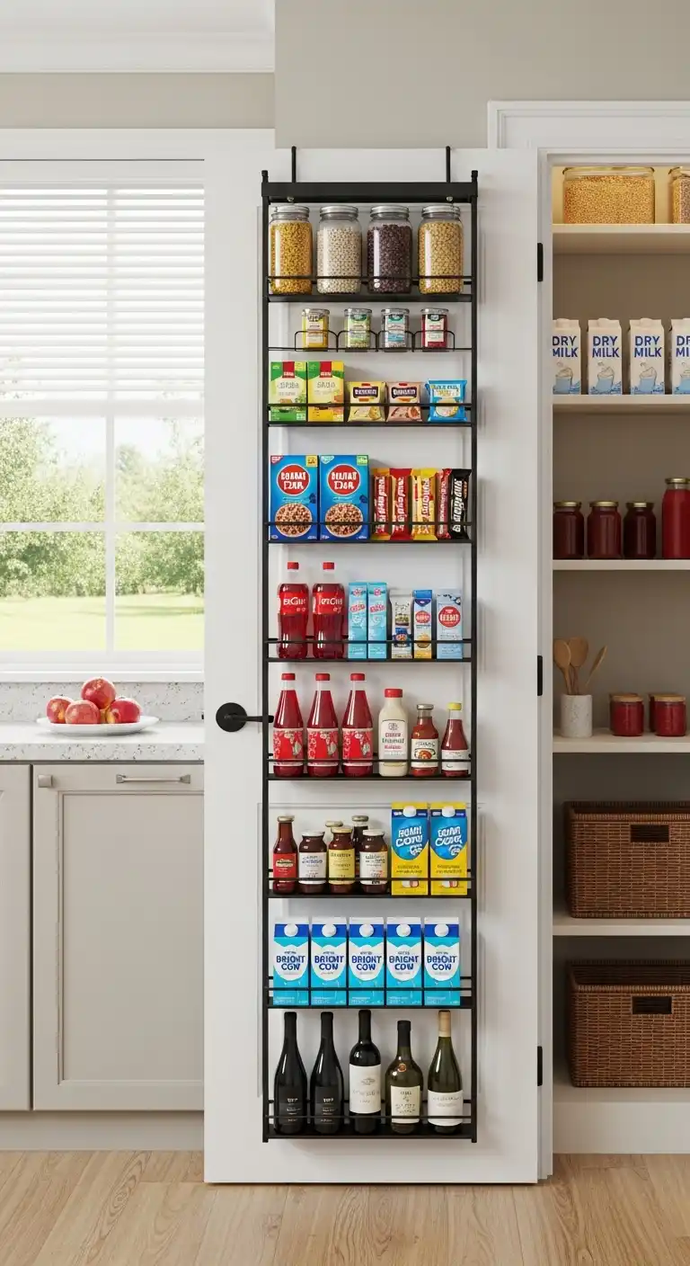 23. Add Over-Door Organizers