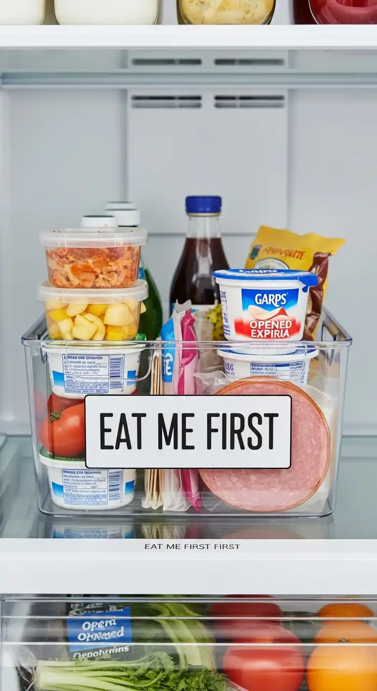 23. Designate an “Eat Me First” Bin