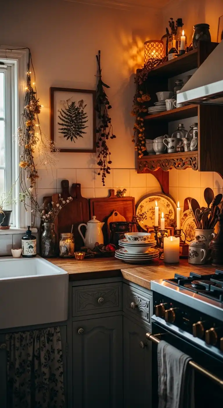 23. Enchanting Boho Kitchen Decor