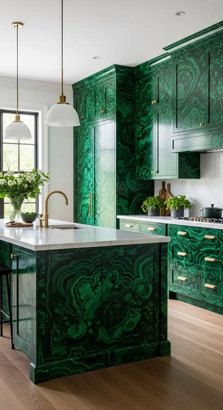 25. Malachite Green Cabinets Blog