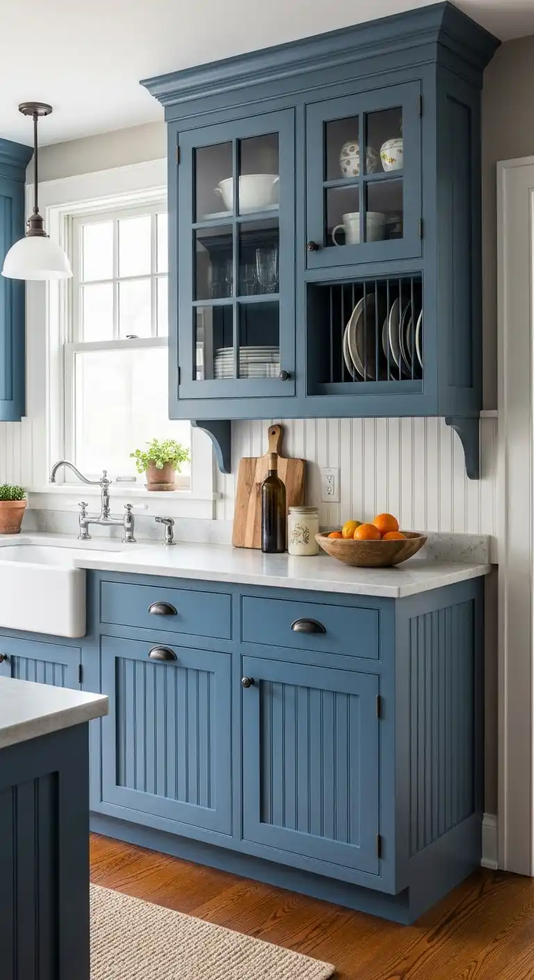 29. Colonial Blue Kitchen Inspiration