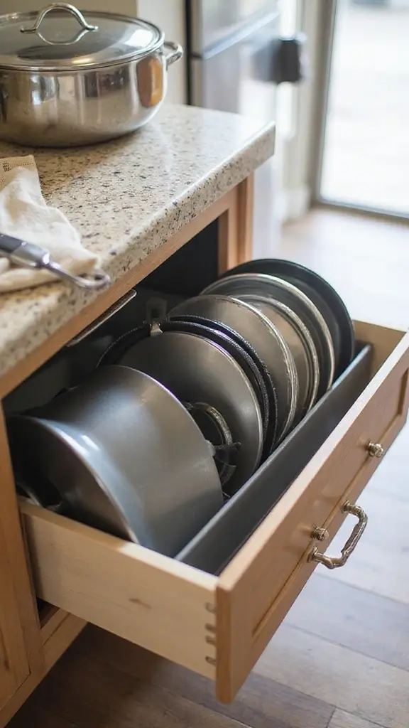 21 Kitchen Counter Organization Ideas You’ll Regret Ignoring - 16. Smart Lid Storage