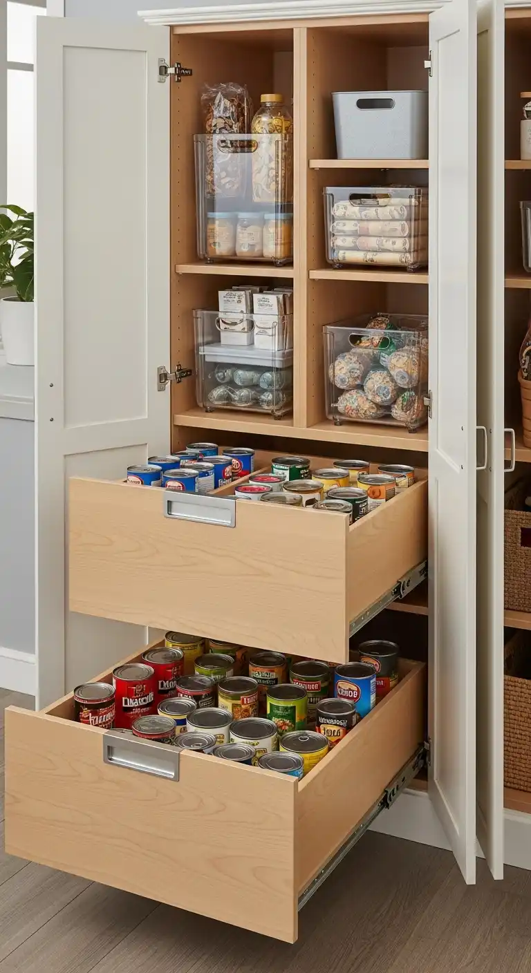 3. Add Pull-Out Drawers