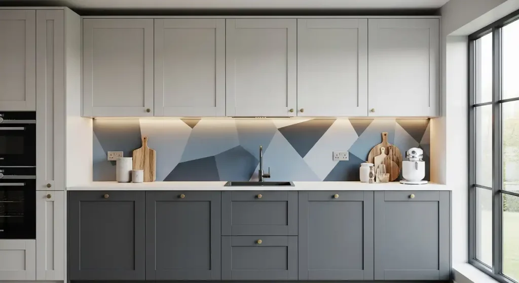 3. Soft Gray Cabinets