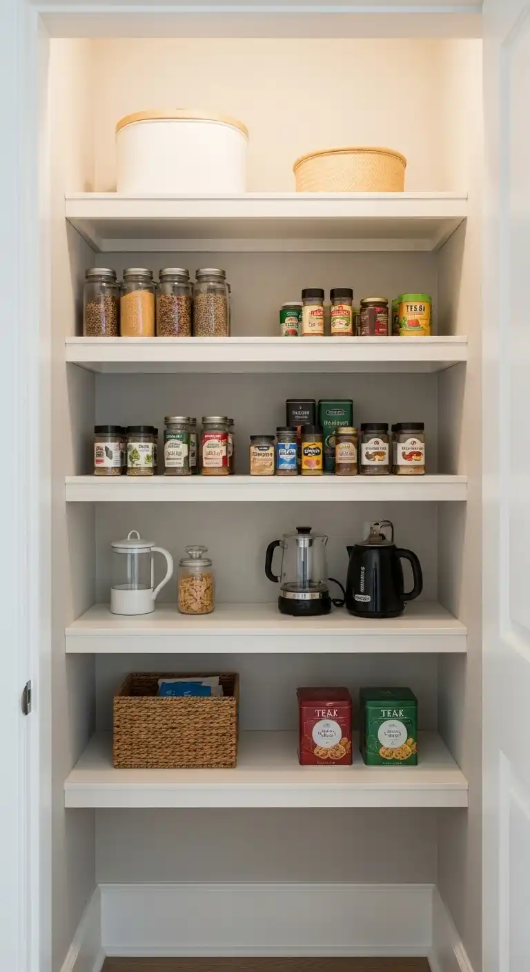 4) Add Floating Shelves on Empty Walls