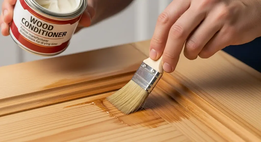 4. Apply Wood Conditioner