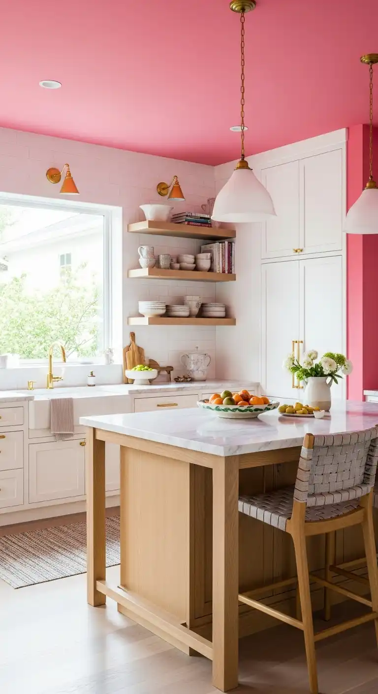 4. Flamingo Pink Wall Statement