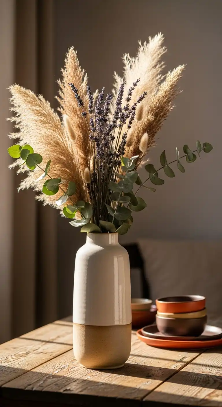 5) Dried Flowers Arrangement