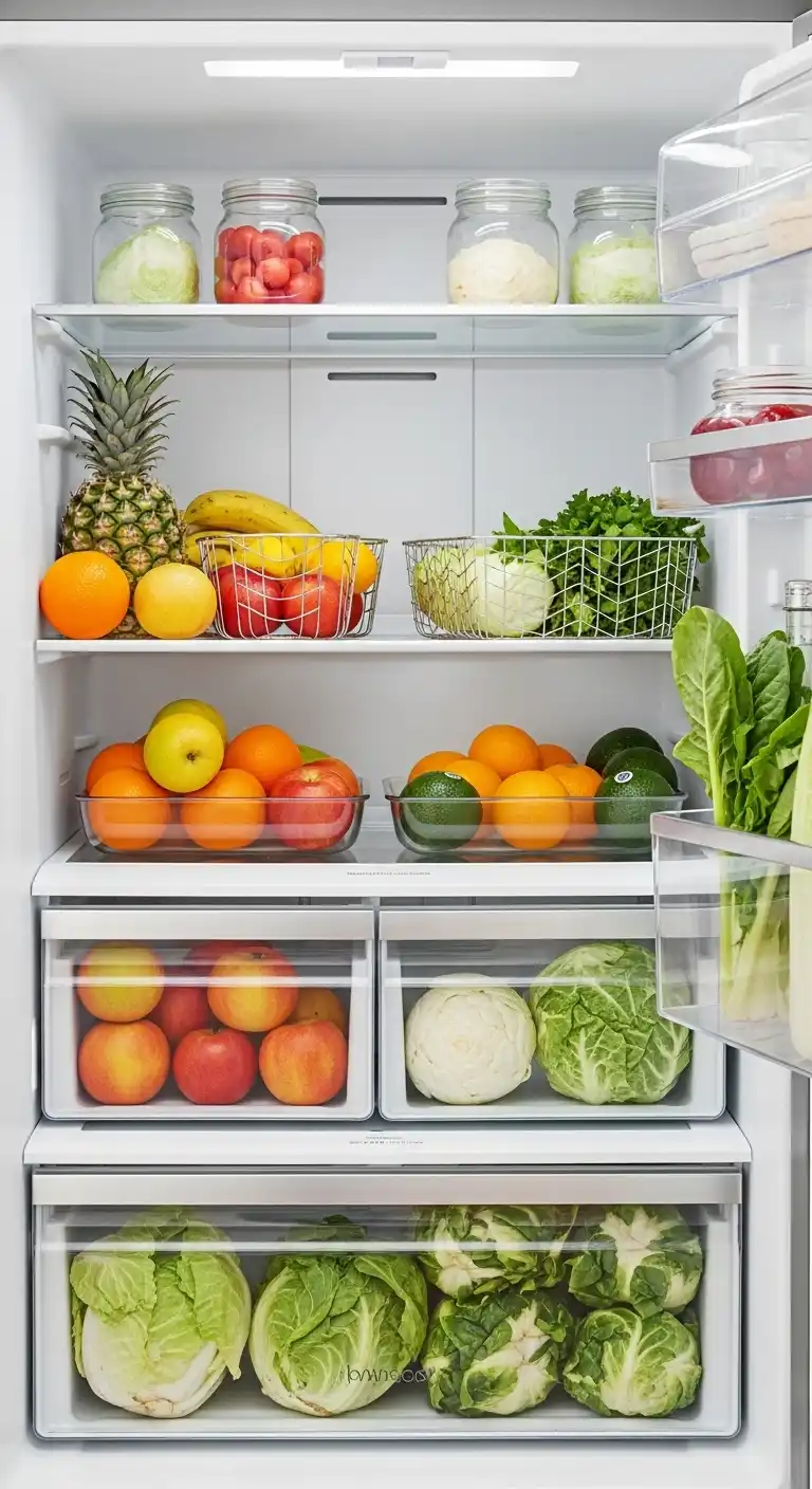 5) Keep fruits and vegetables in separate crispers