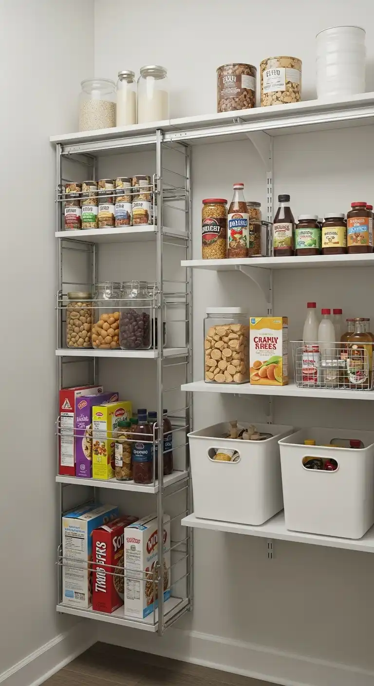 5) Try Adjustable Shelving Systems So Everything Fits