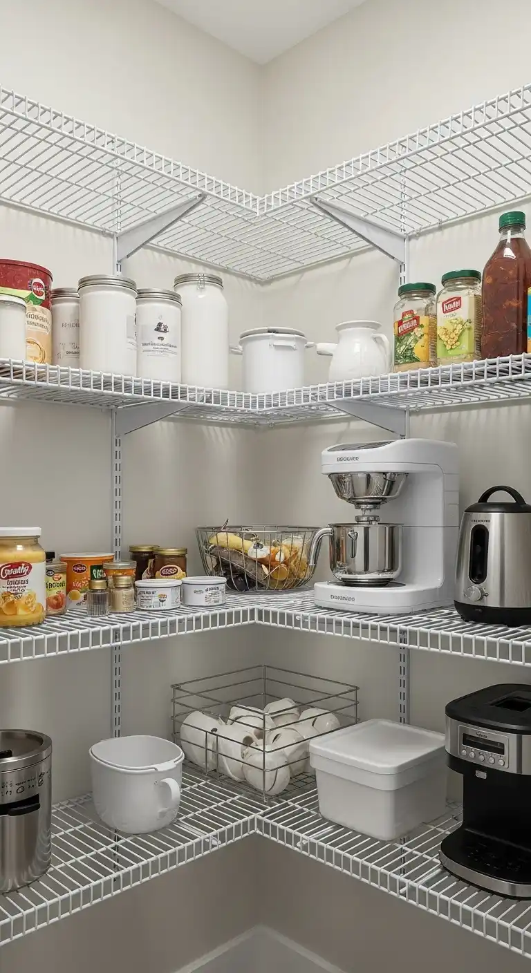 5. Adjustable Wire Shelves for Flexibility
