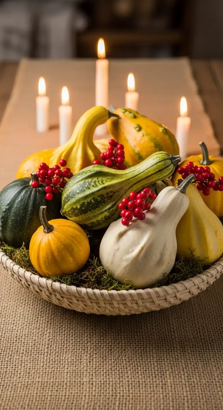 6) Gourds and Berries Basket